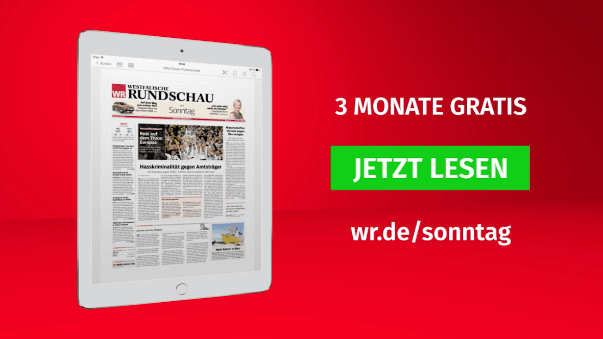 Funke newspaper app UI/UX design visual