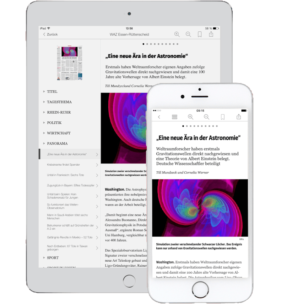 Newspaper App UX Design